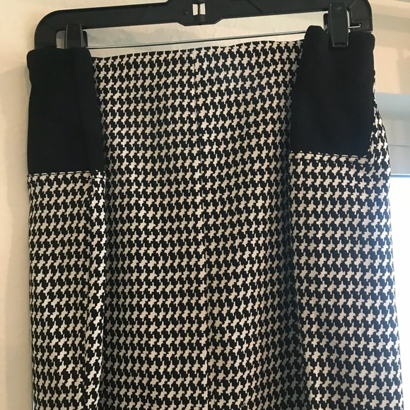 Houndstooth Pencil Skirt Career Office Work‎ Business Professional - Picture 5 of 9